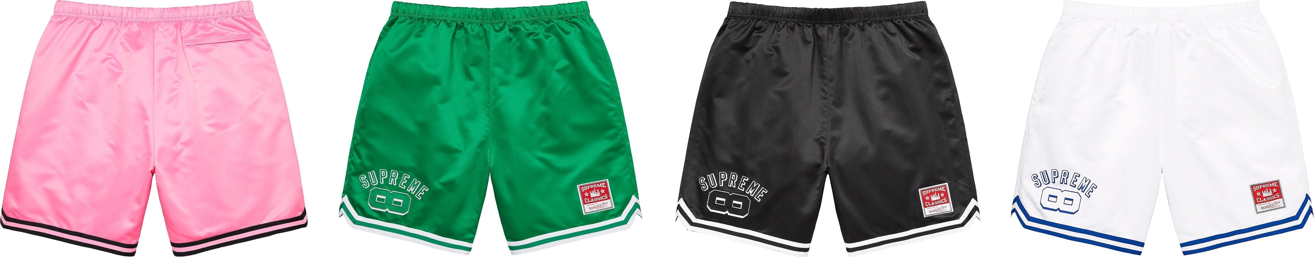 Supreme x Mitchell & Ness Satin Basketball Short