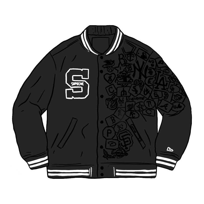 Supreme x New Era x MLB Varsity Jacket