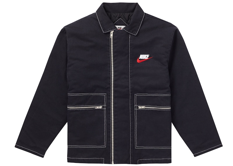 Supreme x Nike Double Zip Quilted Work Jacket
