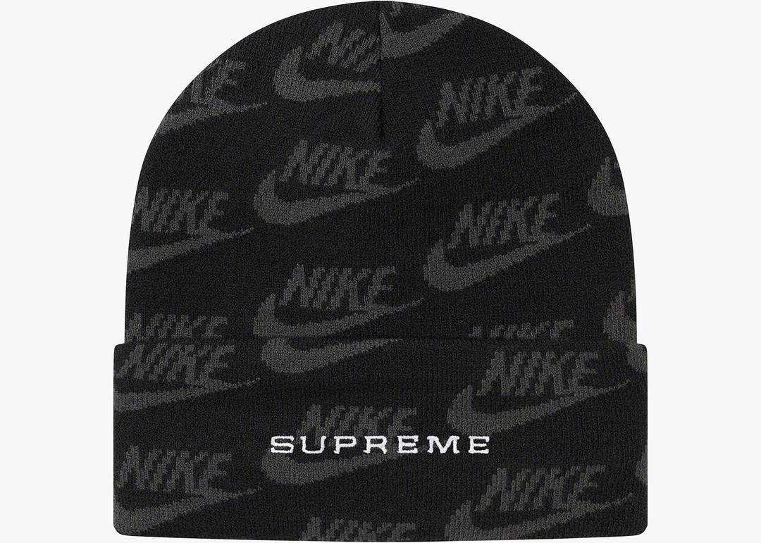 Supreme x Nike Jacquard Logos Beanie
