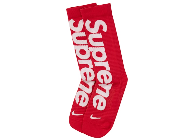 Supreme x Nike Everyday Plus Lightweight Crew Socks (1 Pair)