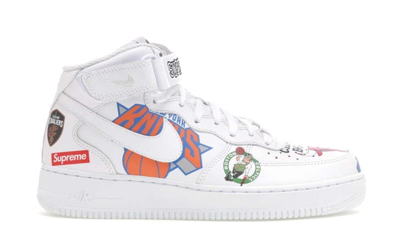 Supreme x Nike x NBA Teams Air Force 1 Mid