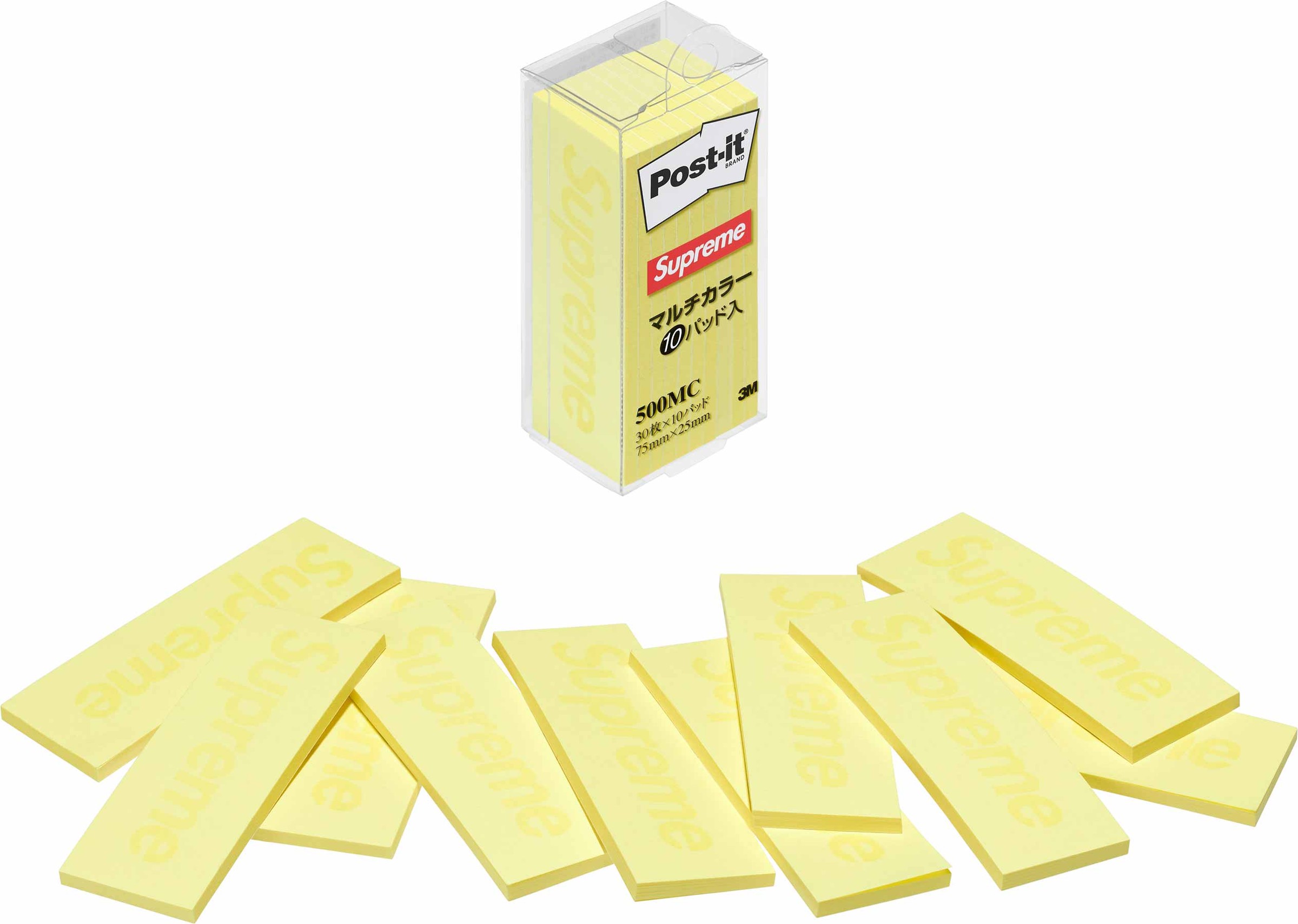 Supreme x 3M Post-it 10 Pack