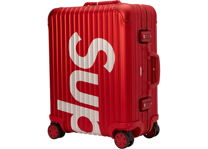 Supreme x RIMOWA Topas Multiwheel 45L Suitcase