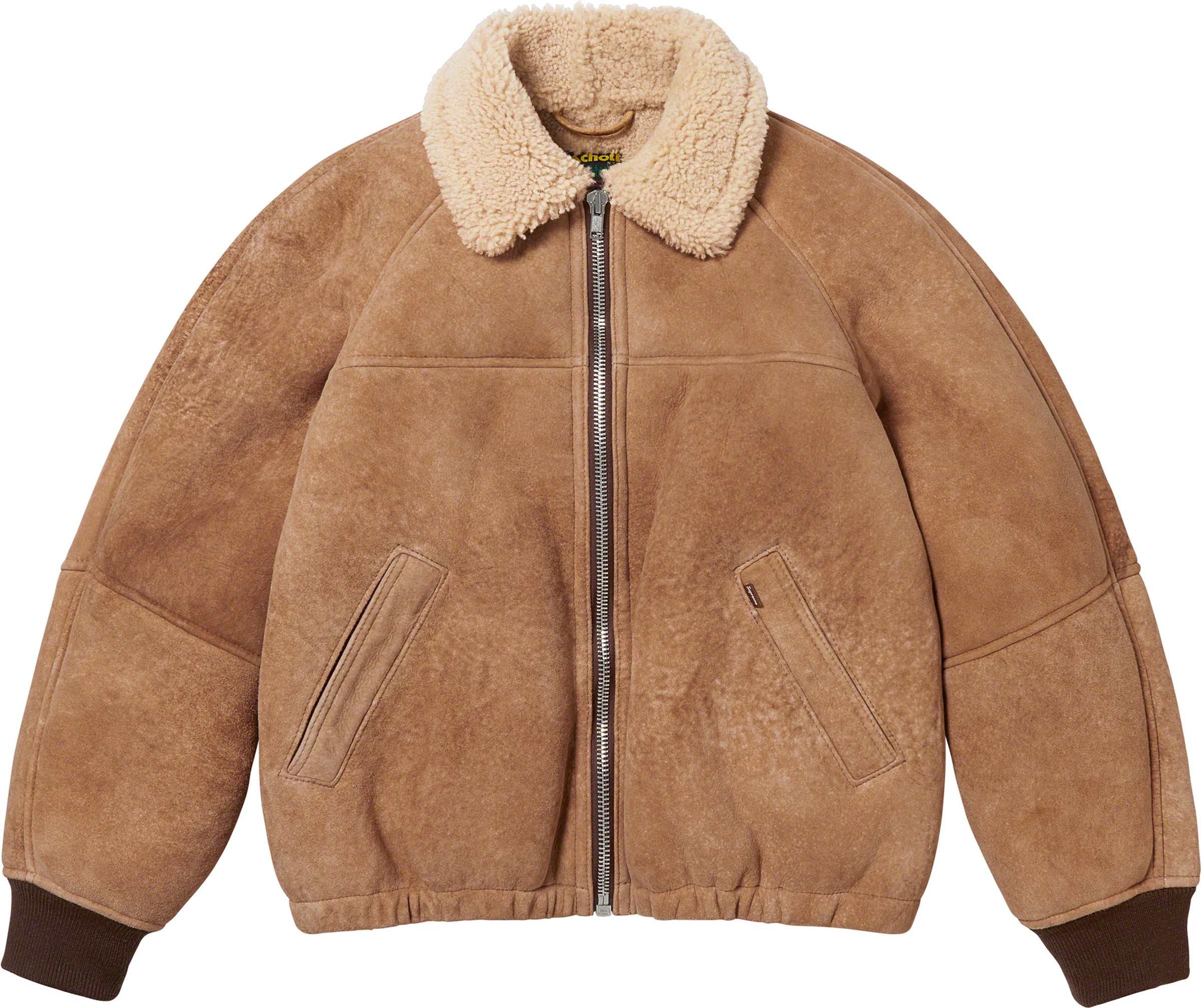Supreme x Schott NYC Shearling Bomber Jacket