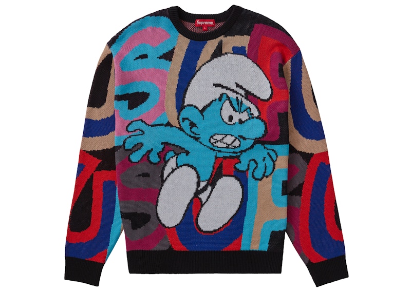 Supreme x Smurfs Sweater