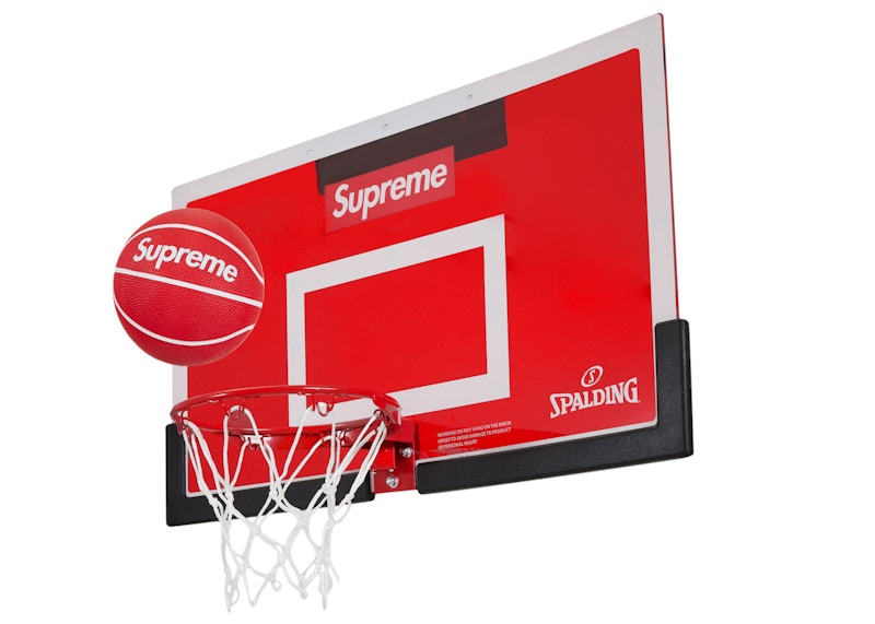 Supreme x Spalding Slam Jam Over-The-Door Mini Basketball Hoop