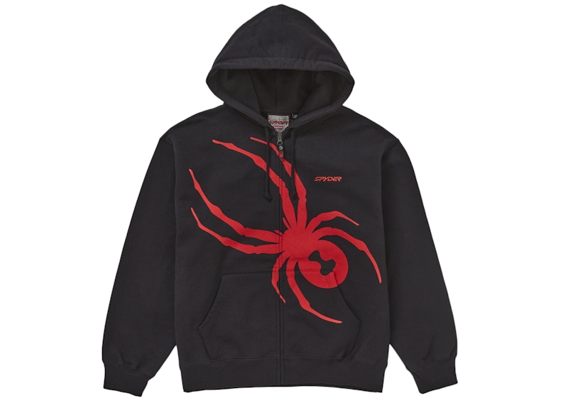 Supreme x Spyder Zip Up Hooded Sweatshirt