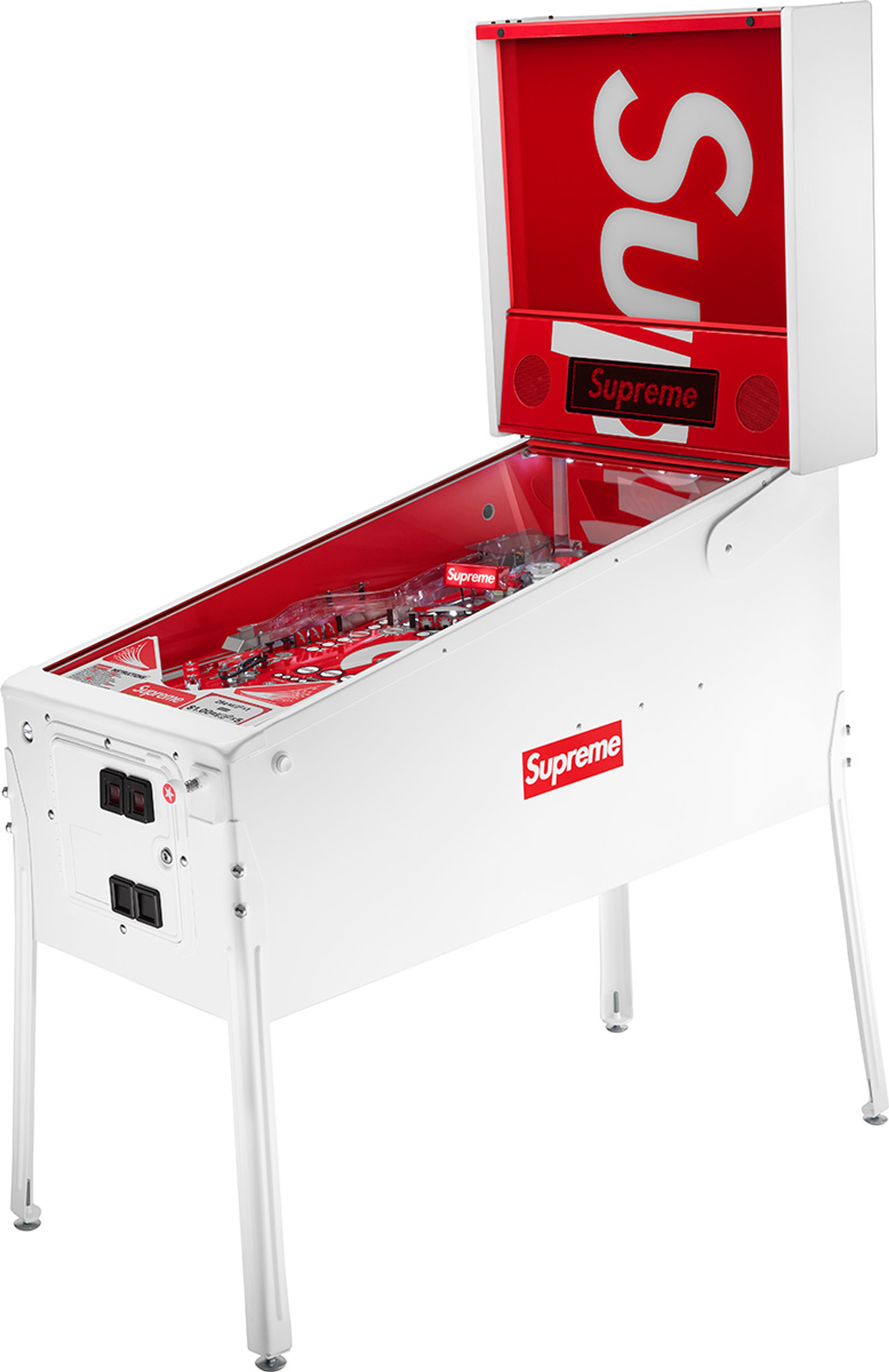 Supreme x Stern Pinball Spider-Man Home Edition Pinball Machine