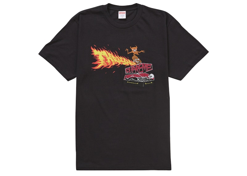 Supreme x Thrasher Back Tail Tee