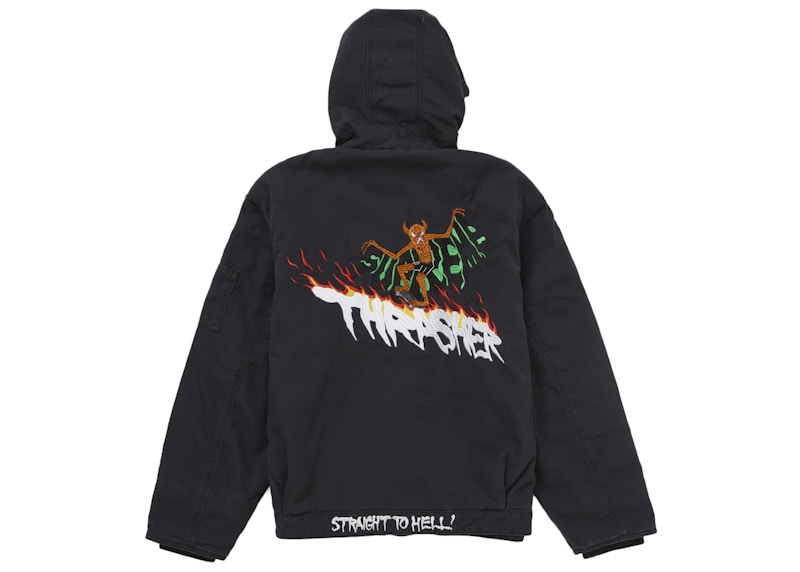 Supreme x Thrasher Hooded Work Jacket