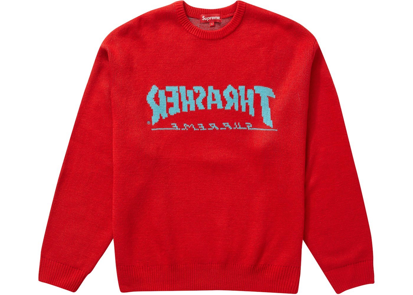 Supreme x Thrasher Knitted Crewneck Sweater