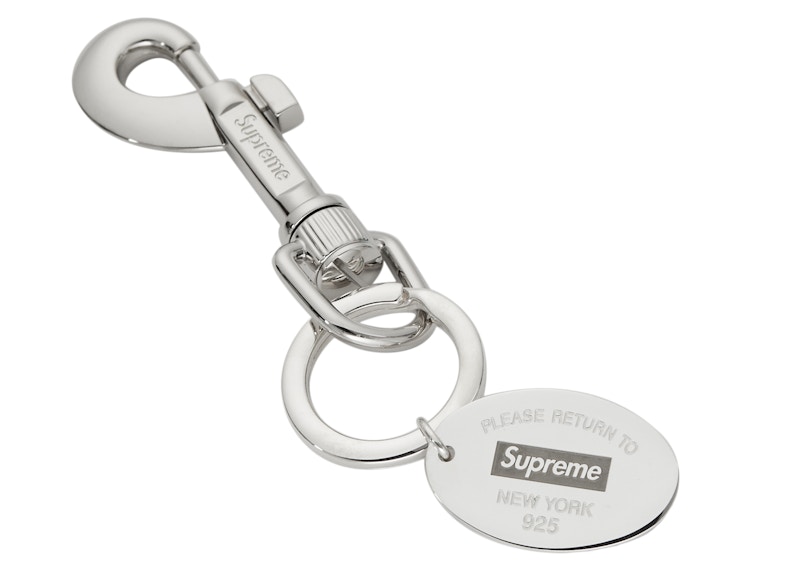 Supreme x Tiffany & Co. Return to Tiffany Oval Tag Key Ring