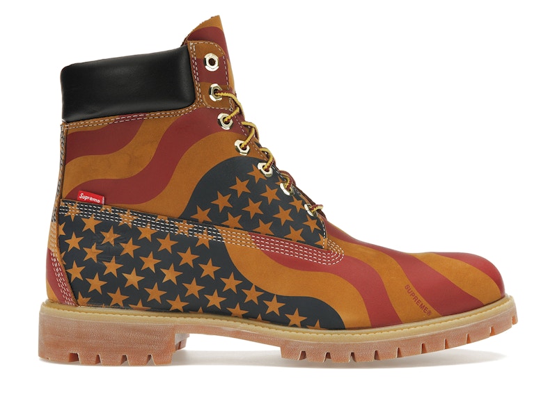 Supreme x Timberland Stars and Stripes 6-Inch Boot