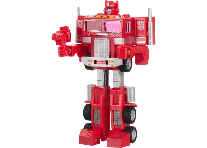 Supreme x Transformers G1 Optimus Prime Figure