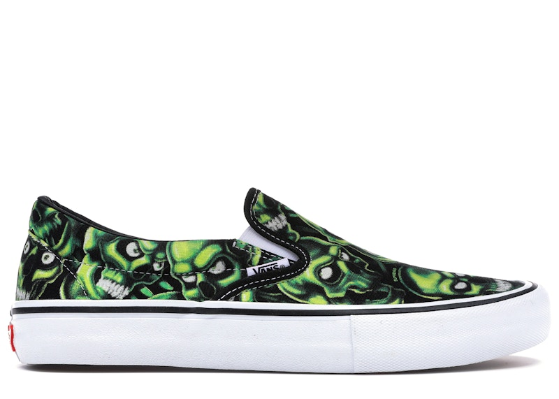 Supreme x Vans Skull Pile Slip-On