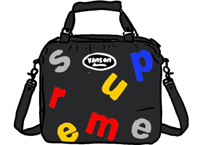 Supreme x Vanson Leathers Letters Bag