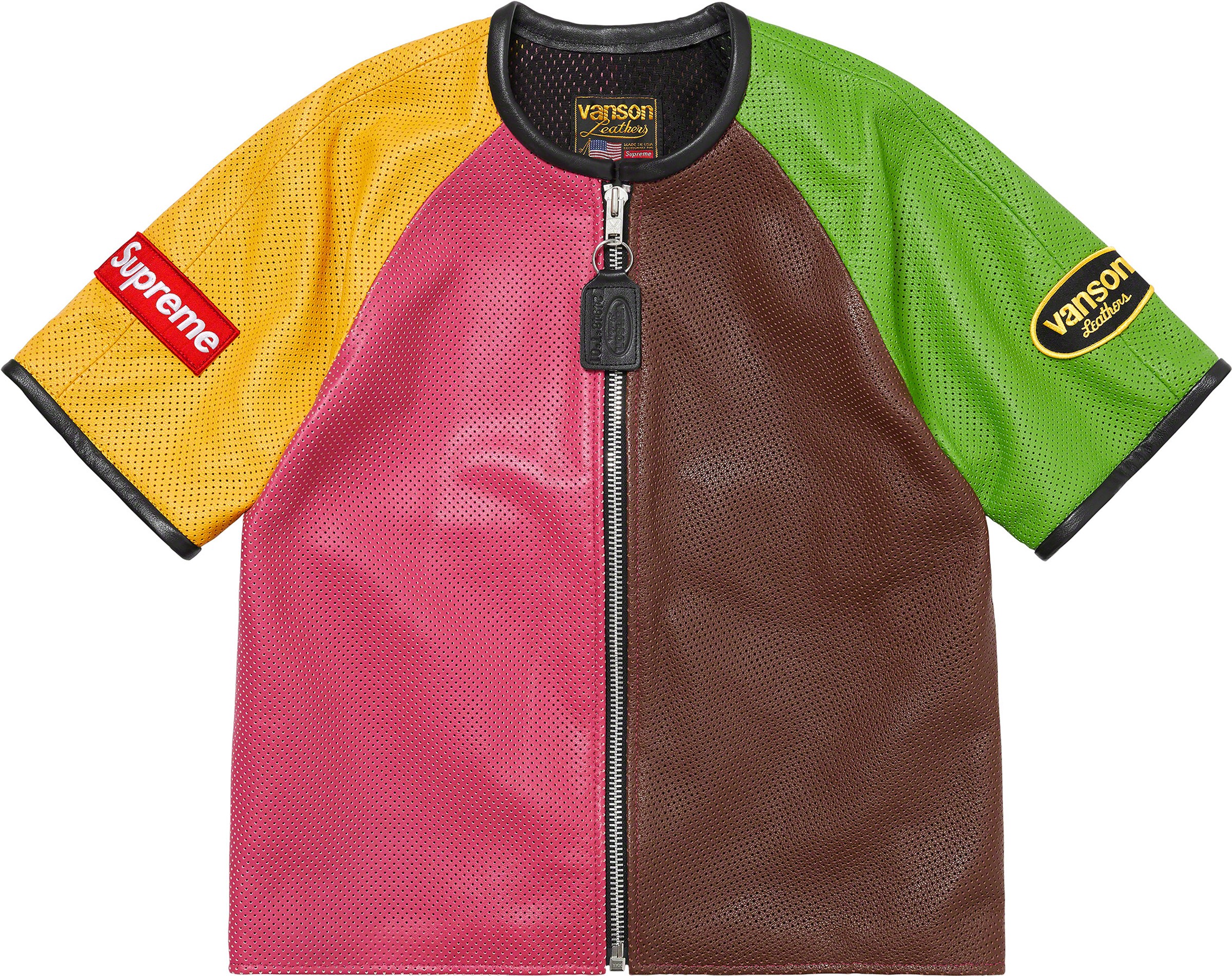 Supreme x Vanson Leathers S/S Racing Jacket