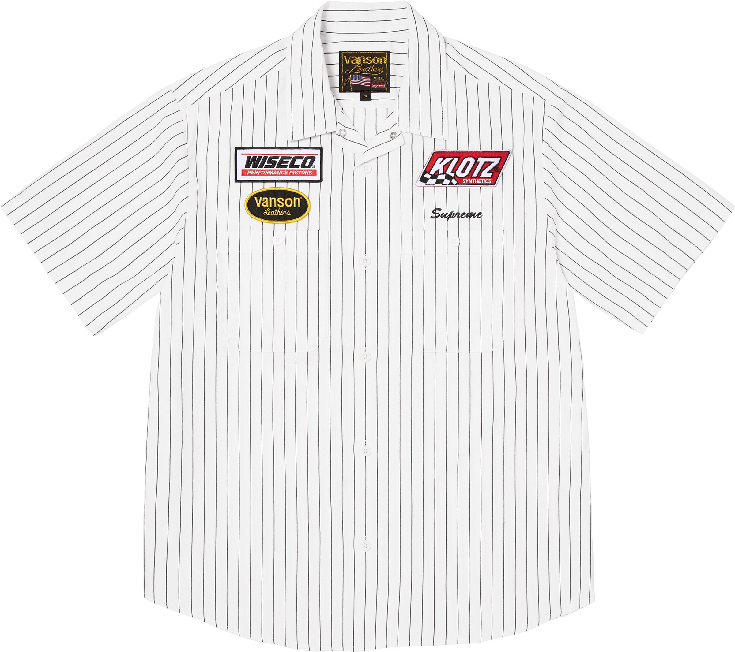 Supreme x Vanson Leathers S/S Work Shirt