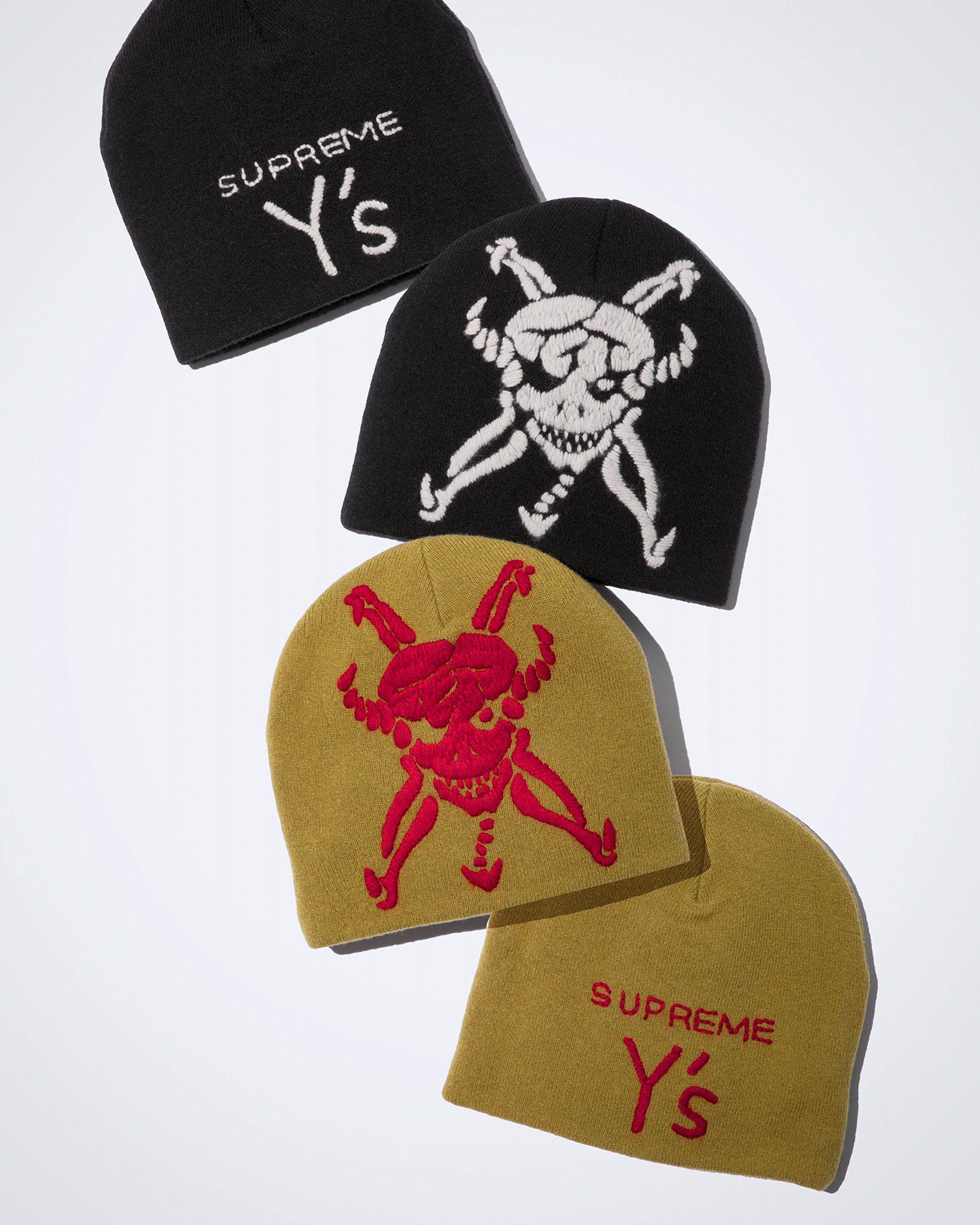 Supreme x Y's Skull Beanie