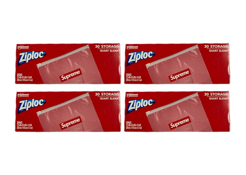 Supreme x Ziploc Sandwich Bags (Box of 30)