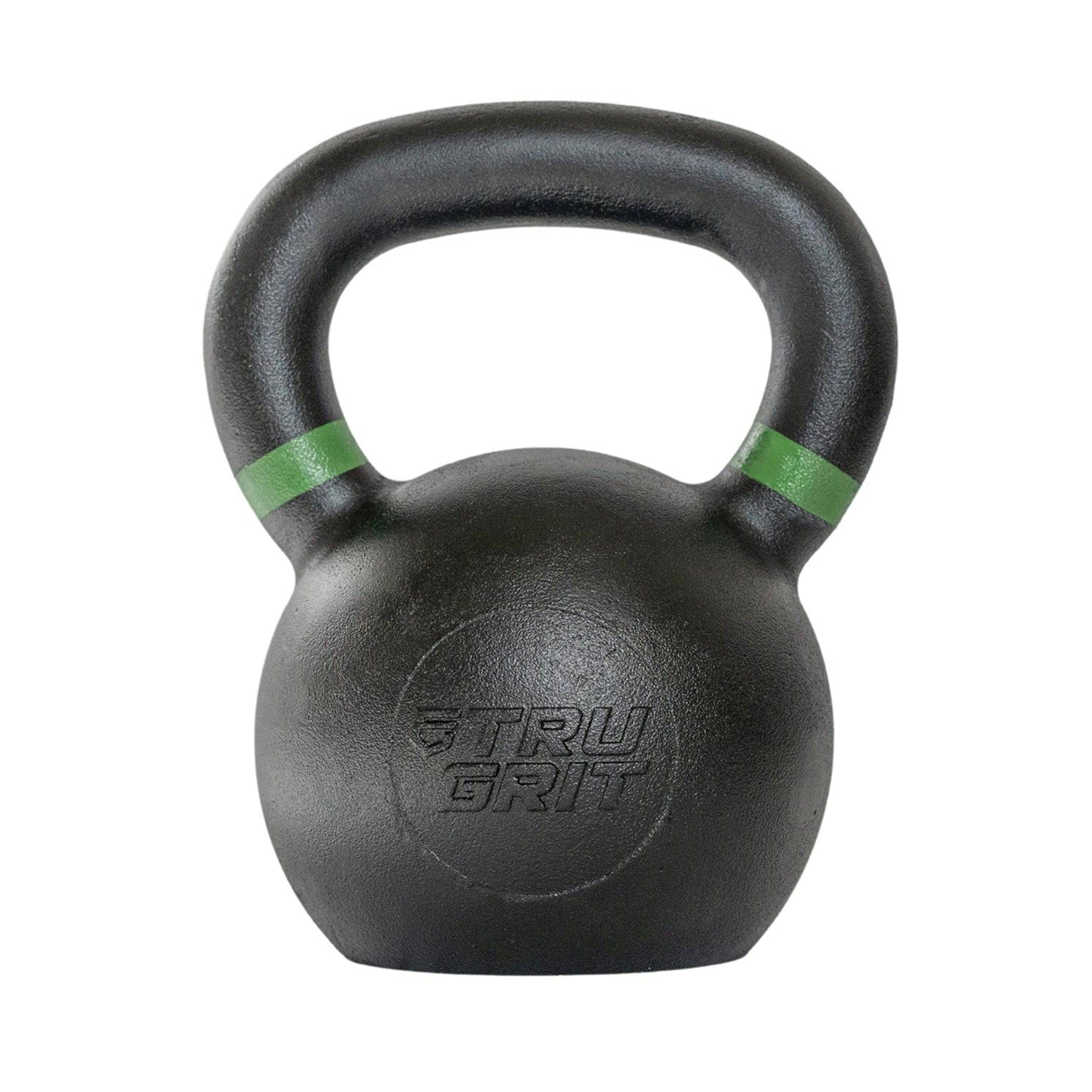 Coated Cast Iron Kettlebell by Tru Grit Fitness