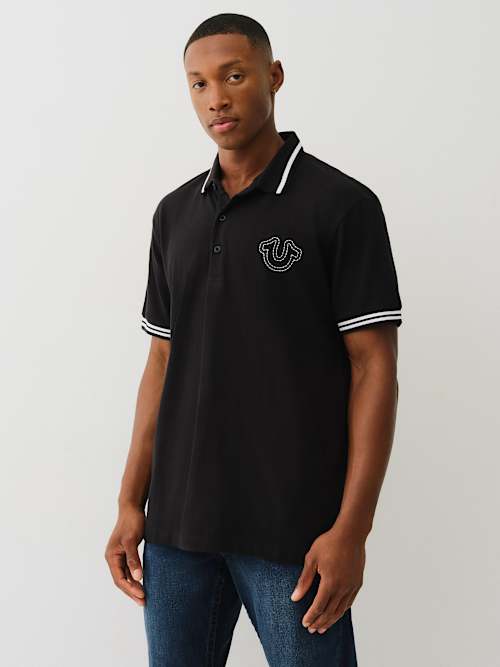 Big T Horseshoe Polo Shirt by True Religion