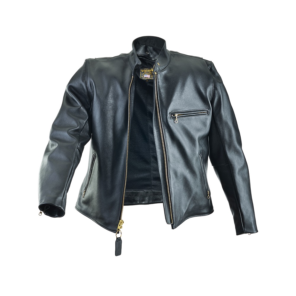 Vanson Model B Leather Motorcycle Jacket by Vanson Leathers