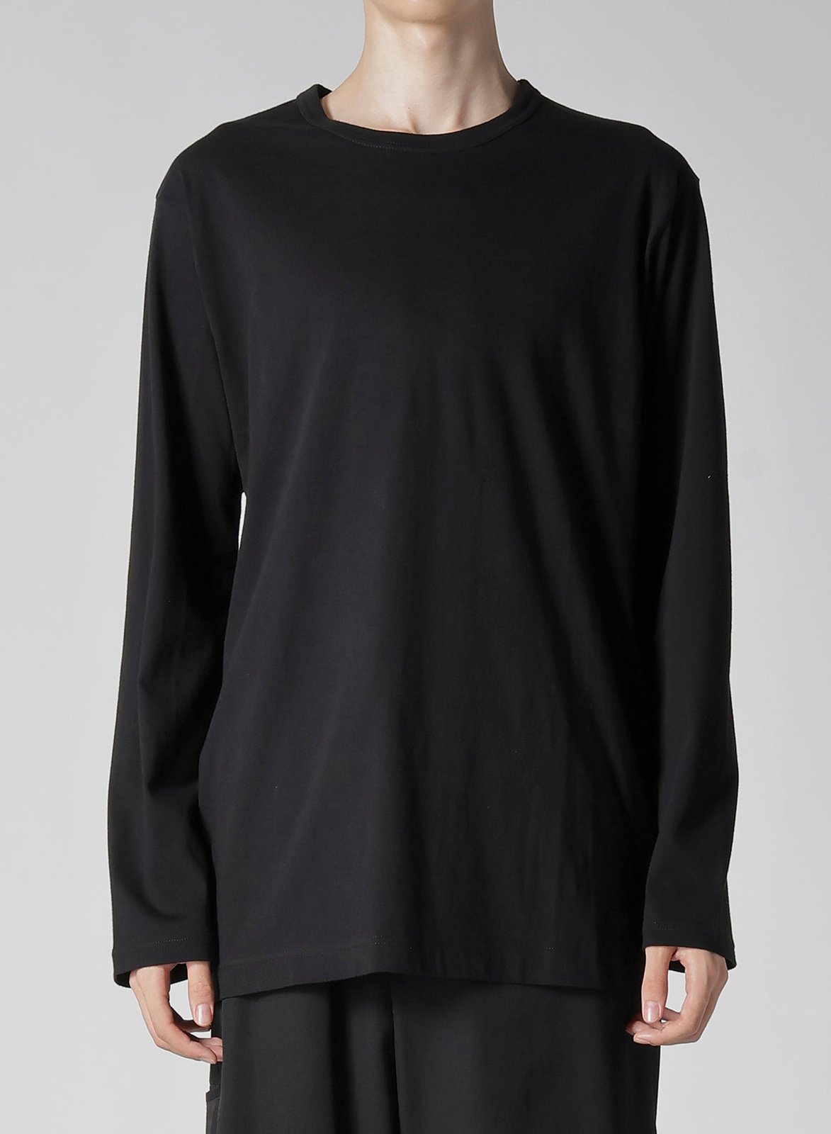 Y's for men Logo Print Long Sleeve T-Shirt by Y's